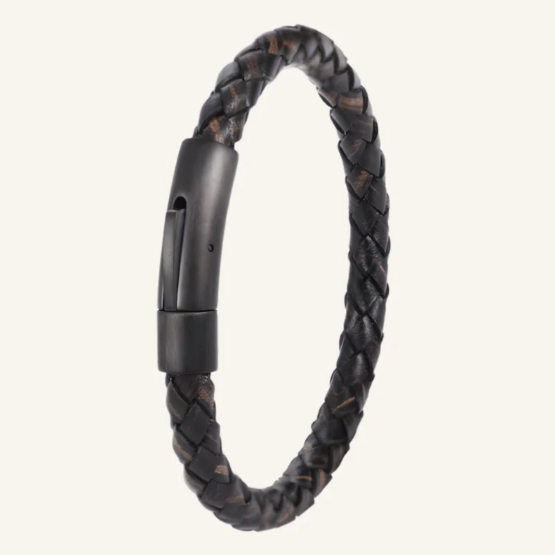 bracelet cuir fin pour homme