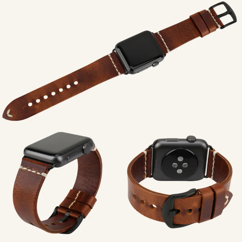 bracelet cuir huilé