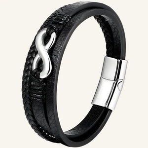 bracelet cuir infini homme