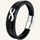 bracelet cuir infini homme