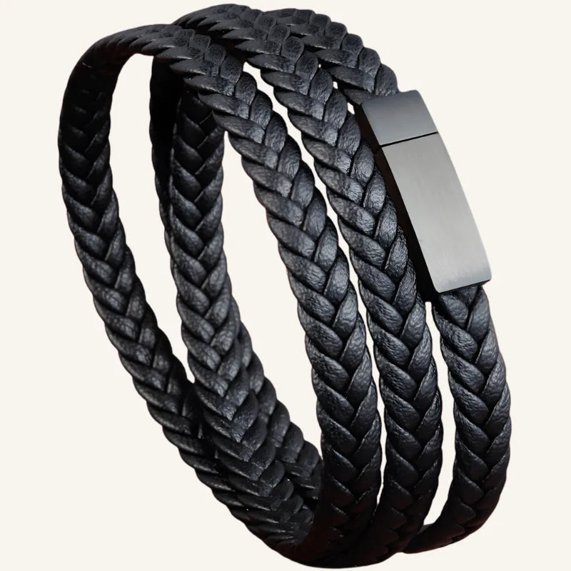 bracelet cuir multitour