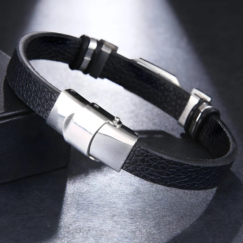 bracelet cuir musique