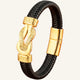 bracelet cuir nœud viking