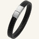 bracelet cuir noir homme