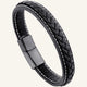 bracelet cuir surpiqué
