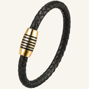 bracelet en cuir homme acier