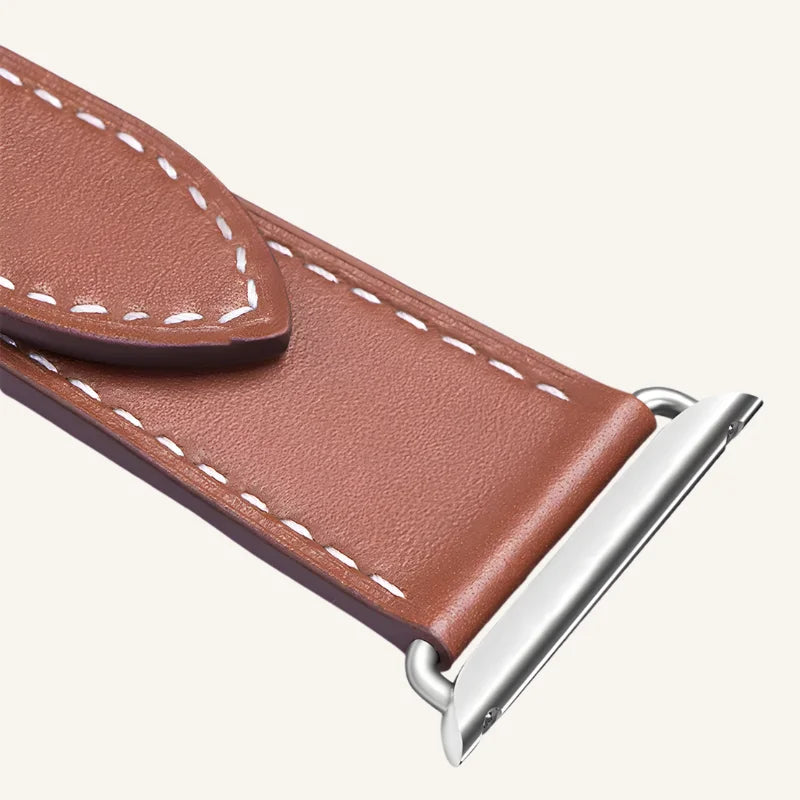 bracelet en cuir pour Apple Watch connecteur