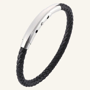 bracelet homme cuir fin