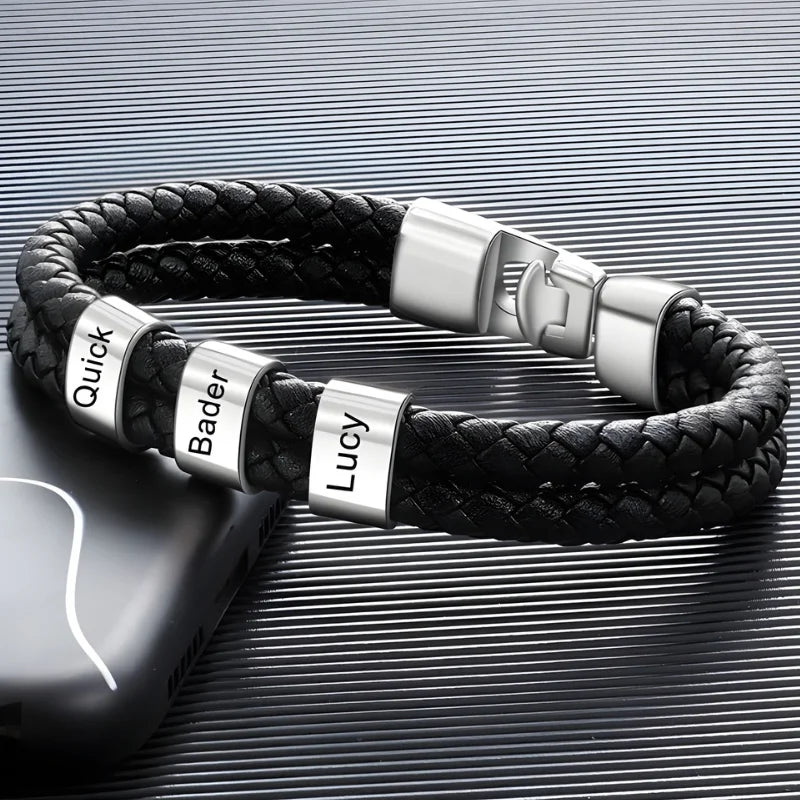 démo bracelet cuir personnalisé