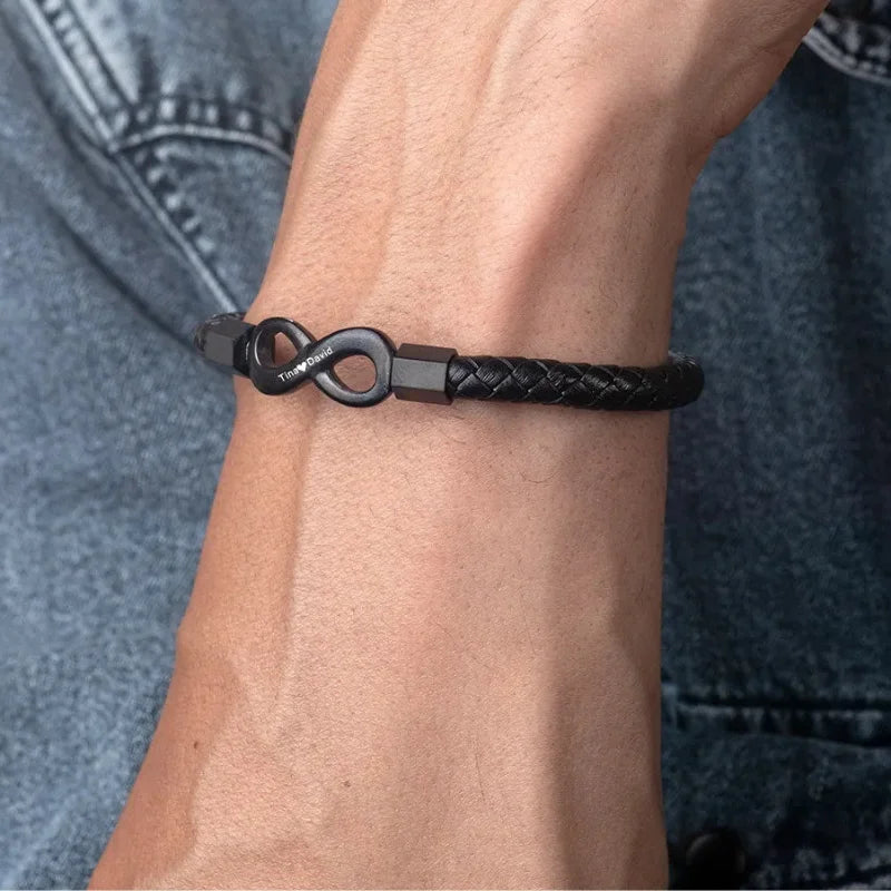 démo bracelet personnalisé cuir