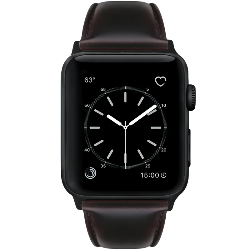 produit bracelet cuir ciré pour apple watch Image