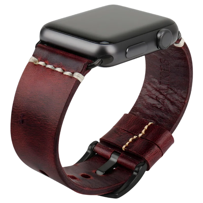 produit bracelet cuir huilé pour Apple Watch Image
