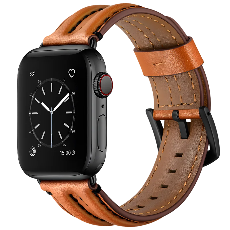 produit bracelet cuir pour Apple Watch relief Image