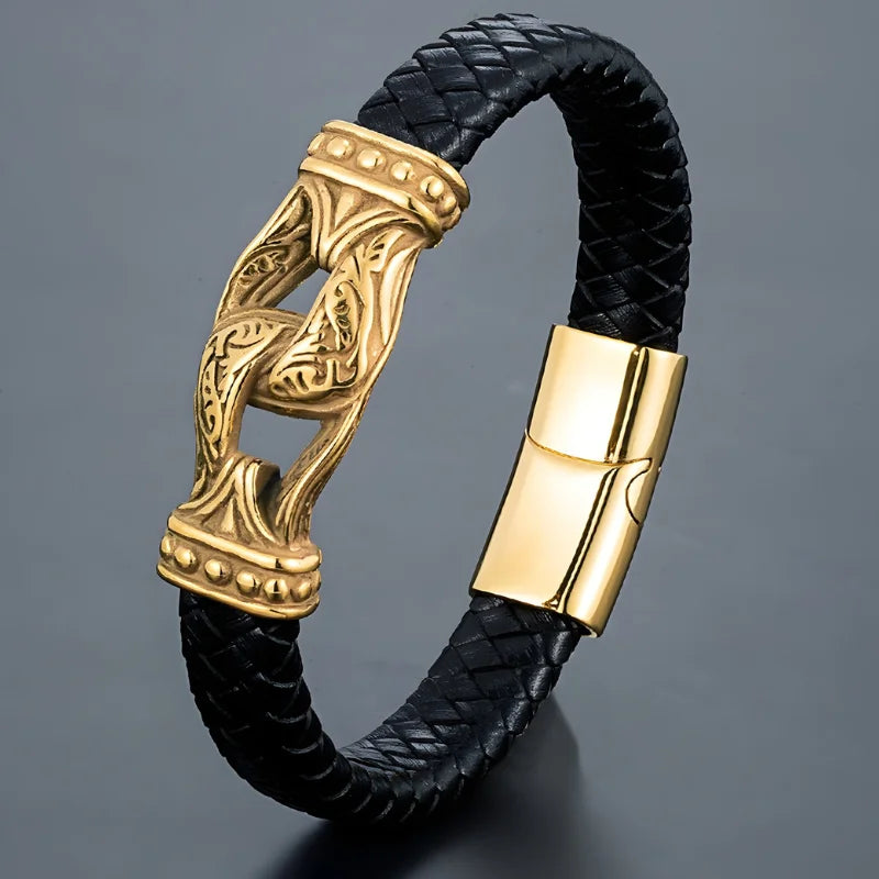 produit bracelet viking cuir Image